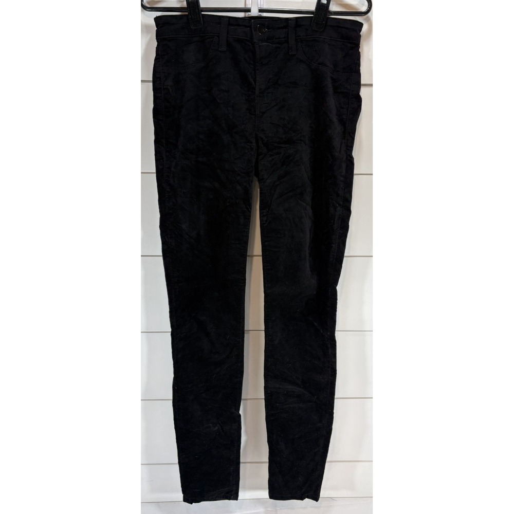 J Brand Women's Velvet Black Super Skinny 815 Mid-Rise Jeans Size 28